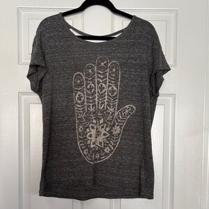 Charcoal Hand Print Women's Tee